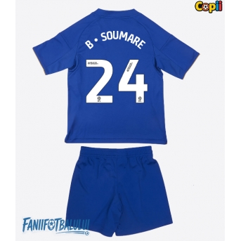 Leicester City Boubakary Soumare #24 Echipament de Fotbal Replică 2025-26 Copii Acasa (+ Șorturi)